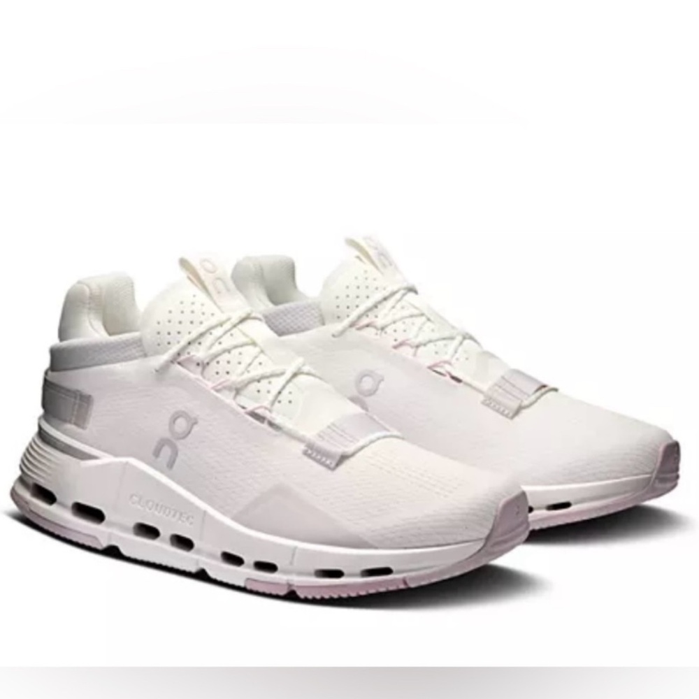 On Cloudnova 2 Lace Up Athletic Sneaker White Orchid